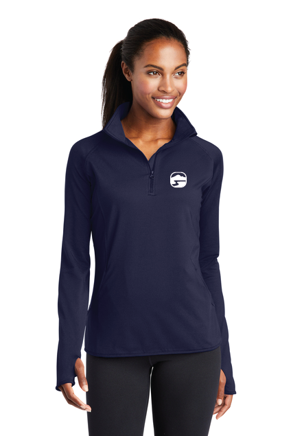 Women's Sport-Wick® Stretch 1/4-Zip Pullover w/Embroidered Logo
