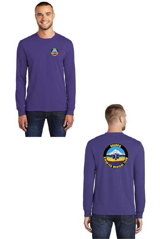 Long Sleeve Cotton Blend Tee