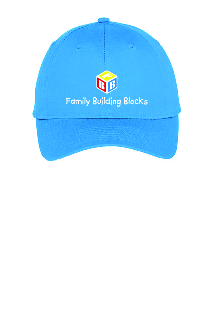 Six-Panel Unstructured Twill Cap w/Embroidered Logo