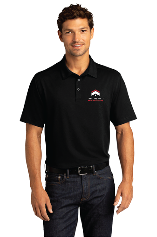 City Stretch Polo w/Embroidered Logo