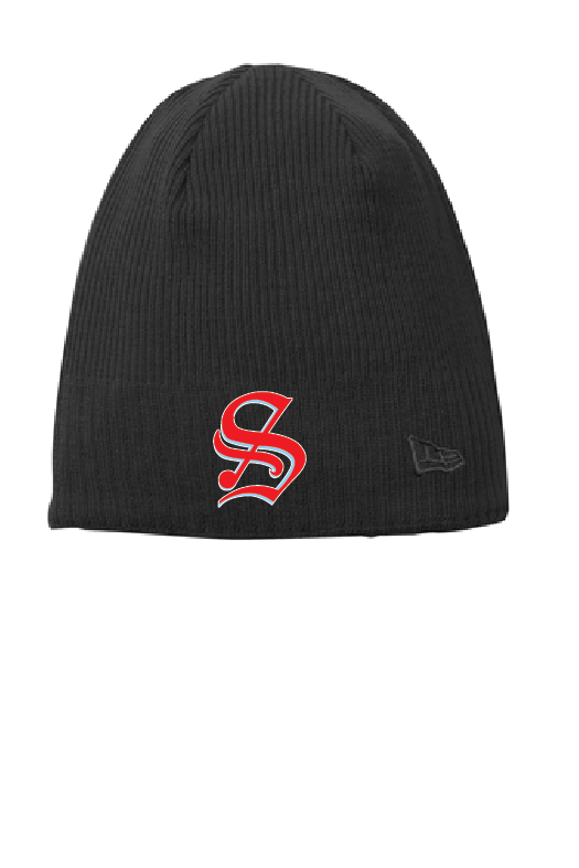 New Era Knit Beanie w/Embroidered Logo