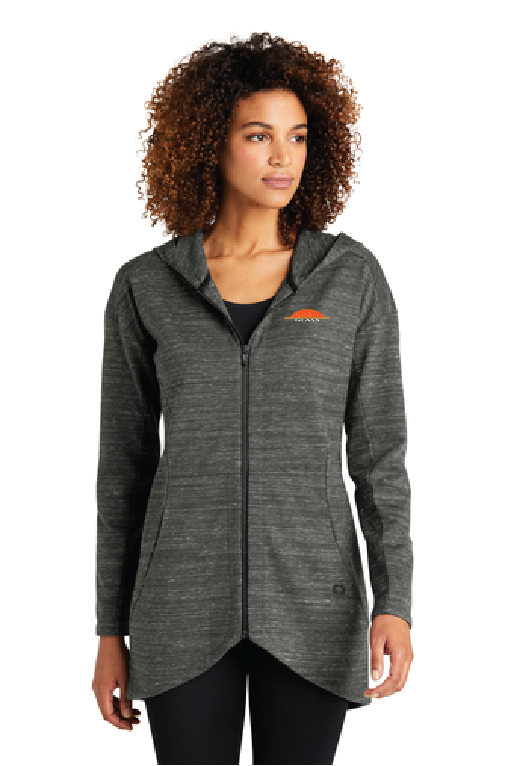 OGIO® Ladies Flux Full-Zip Hoodie w/Embroidered Left Chest Logo