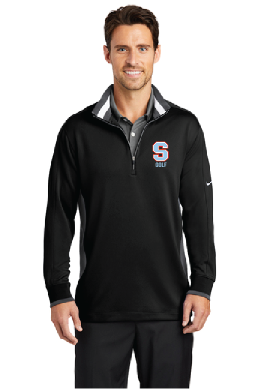 Nike Dri-FIT 1/2-Zip Cover-Up w/Embroidered Logo