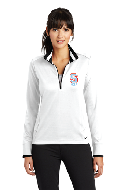 Nike Ladies Dri-FIT 1/2-Zip Cover-Up w/Embroidered Logo