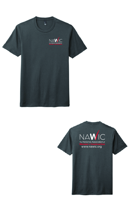 Short Sleeve Tri-Blend Tee- NAWIC