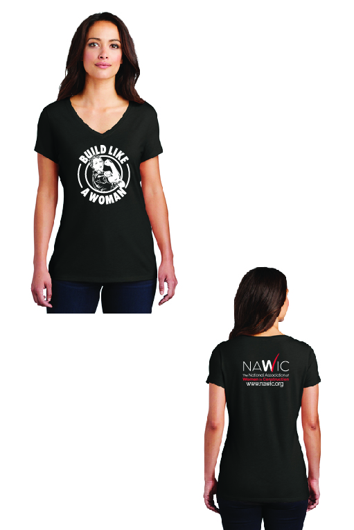 Ladies TriBlend V Neck Tee- Woman