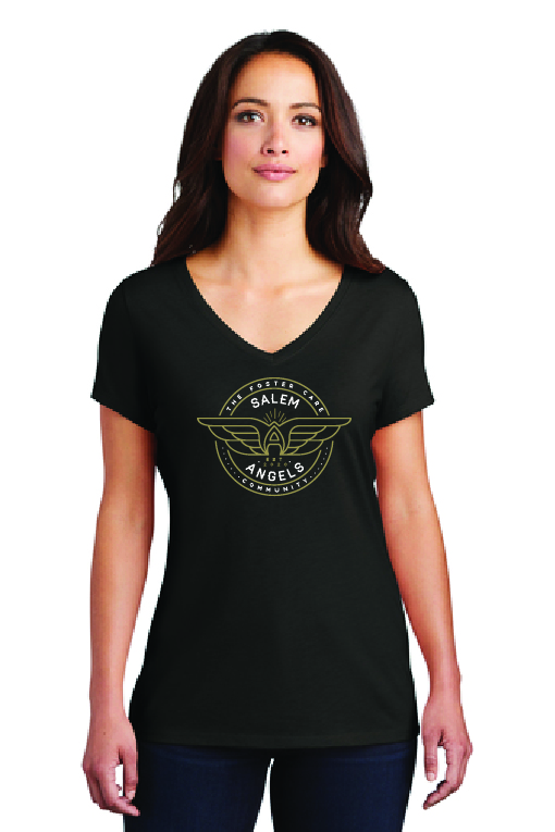 Ladies V Neck TriBlend TEE