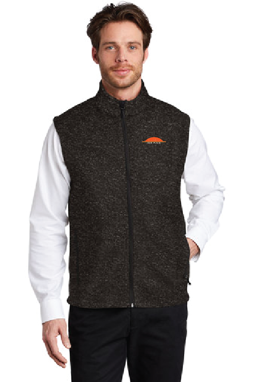Sweater Fleece Vest w/Embroidered Logo