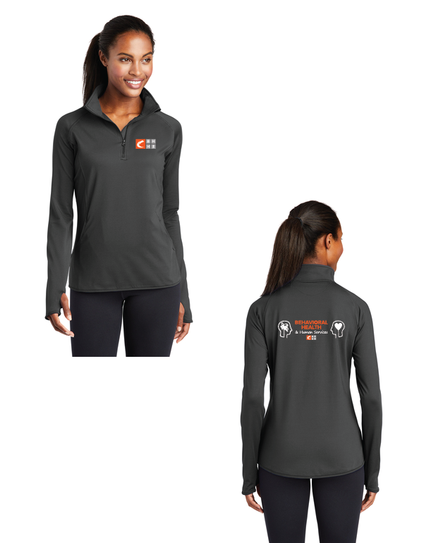 BHHS Ladies Sport-Wick® Stretch 1/4-Zip Pullover