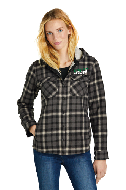 Ladies Eddie Bauer® Woodland Shirt Jacket w/Embroidered Logo
