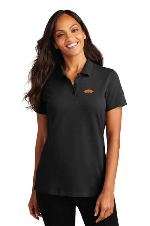 Ladies EZCotton® Polo w/Embroidered Logo