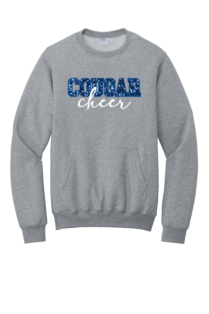 Core Fleece Crewneck Pocket Sweatshirt w/Embroidered Logo