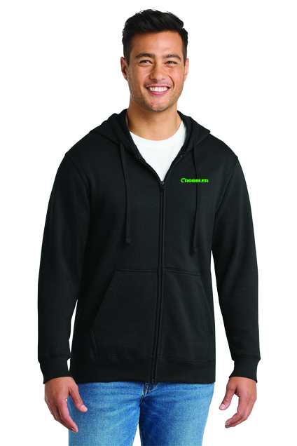 Fan Favorite™ Fleece Full-Zip Hooded Sweatshirt w/Embroidered Logo