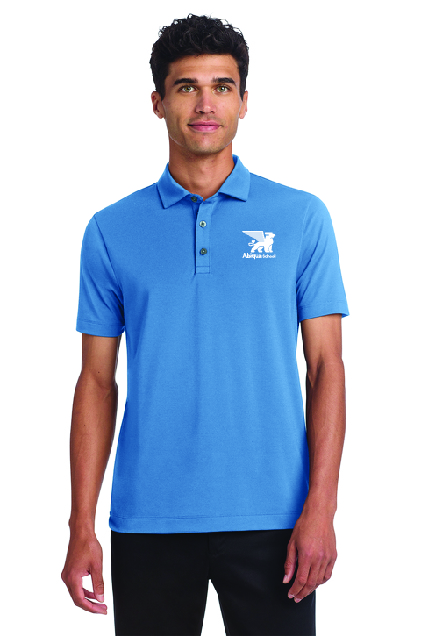 Stretch Jersey Polo w/Embroidered Logo