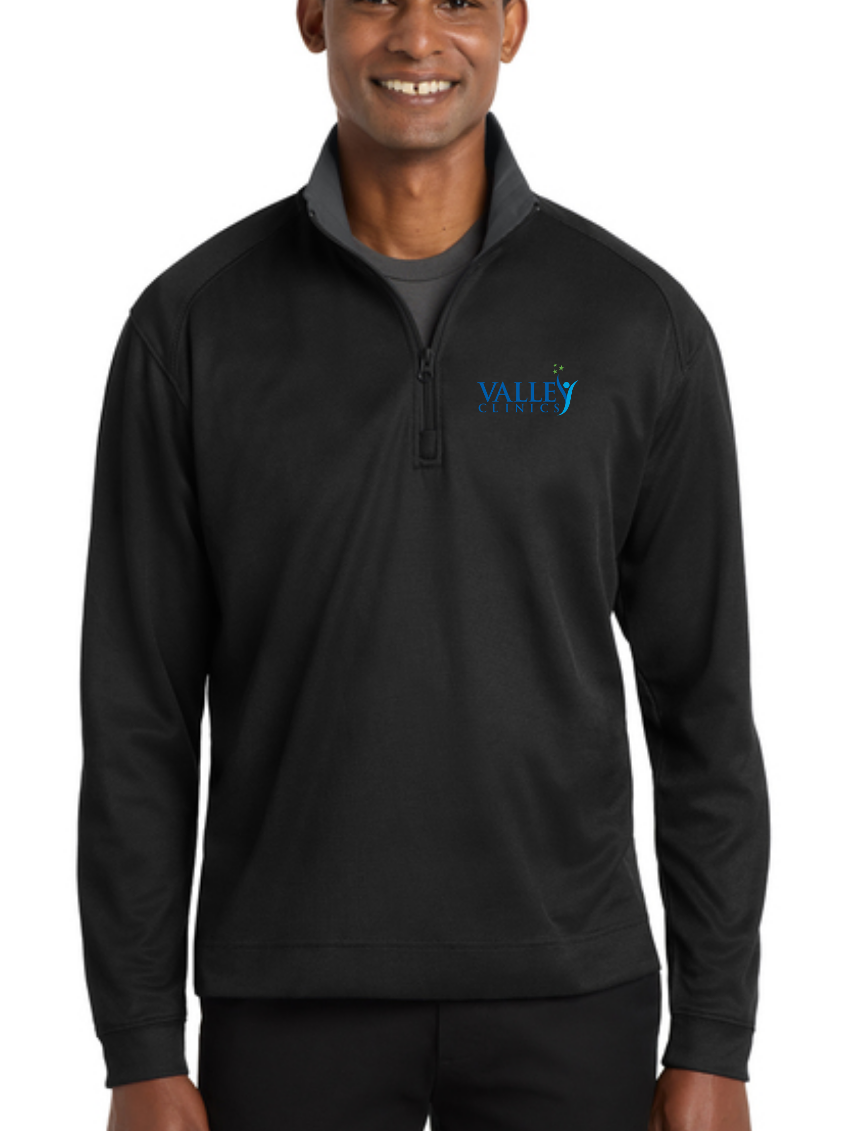 Vertical Texture 1/4-Zip Pullover