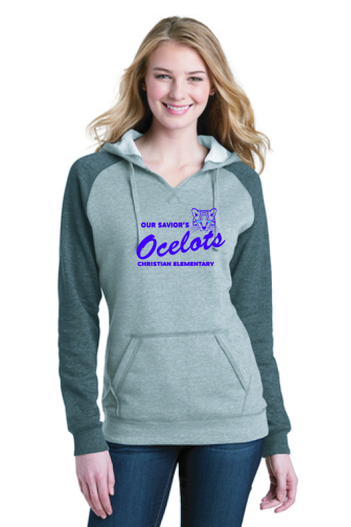 Women’s Lightweight Fleece Raglan Hoodie