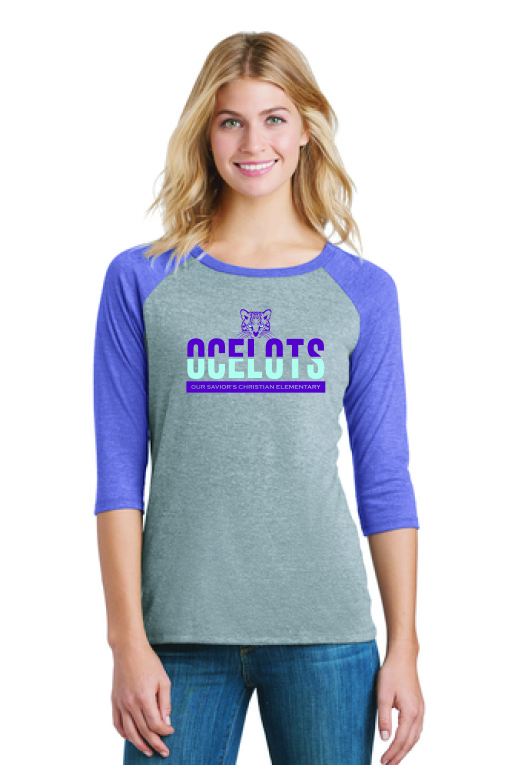 Women’s Perfect Tri® 3/4-Sleeve Raglan